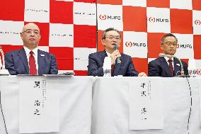 Mitsubishi UFJ Financial Group President Transition Press Conference